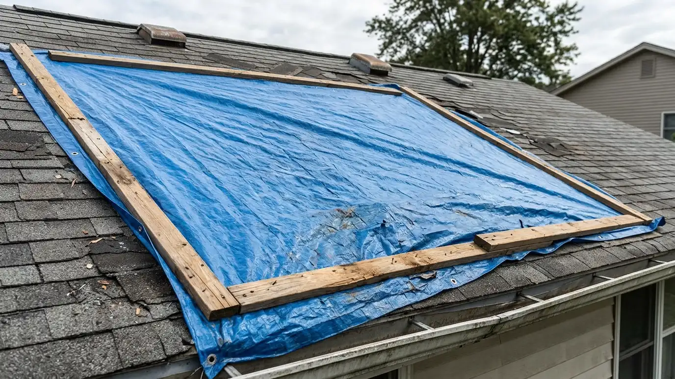 Emergency Roof Tarping in Nashville and Middle Tennessee