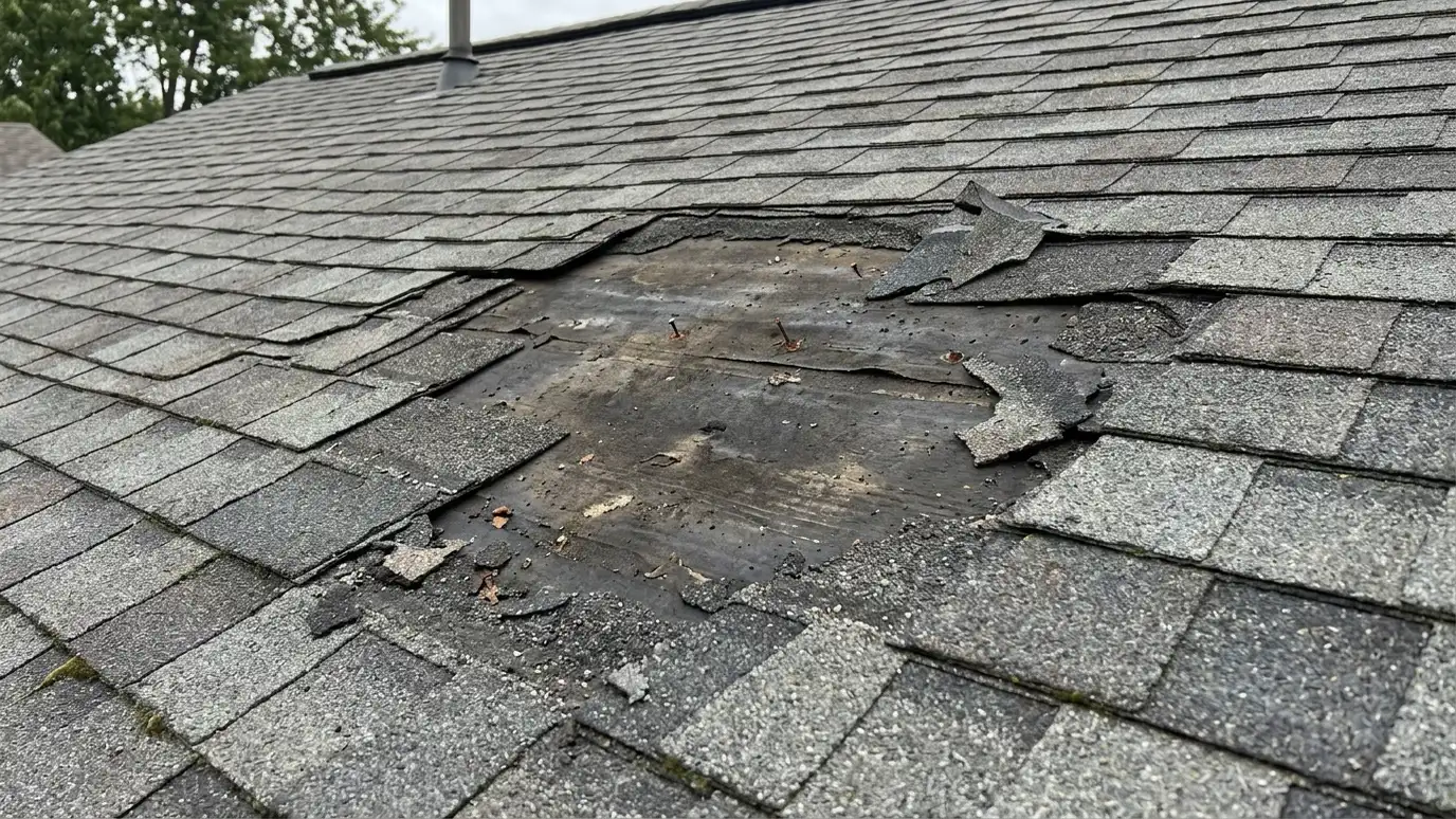 Missing and Damaged Shingle Repair in Nashville and Middle Tennessee
