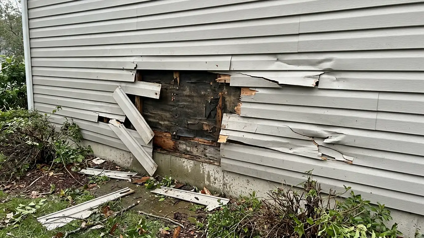 Storm Damage Siding Repair in Nashville and Middle Tennessee