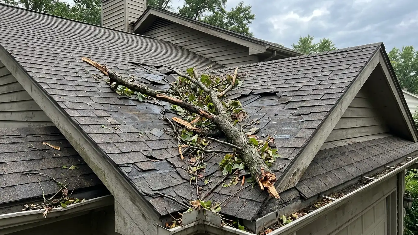 Wind Damage Roof Repair in Nashville and Middle Tennessee